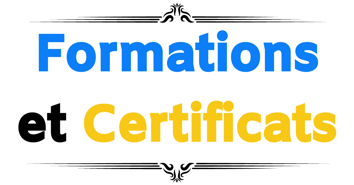 Formations et certificats -PSG LOC